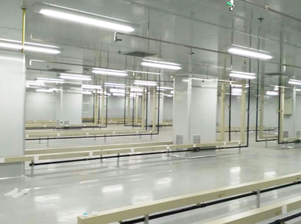 十萬級食品車間流水線預(yù)裝線路 十萬級食品車間流水線預(yù)裝線路